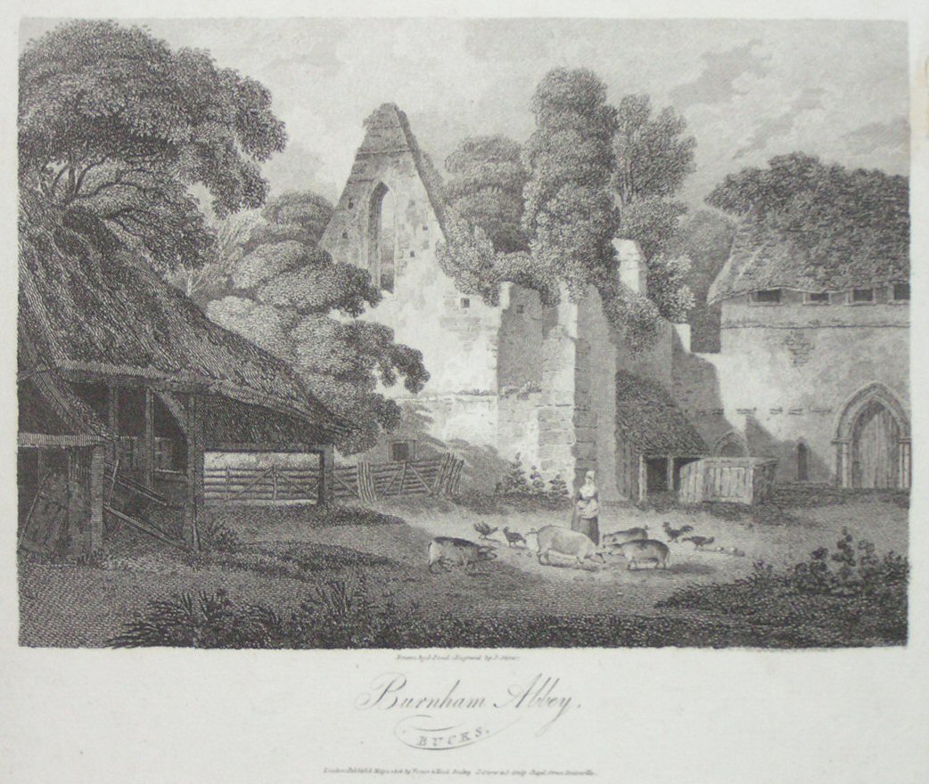 Print - Burnham Abbey, Bucks. - Storer